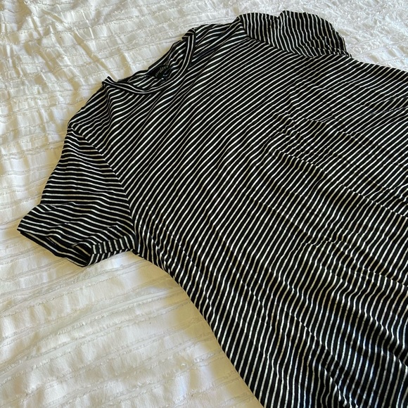 Audrey 3+1 Striped Oversized Tee - Picture 3 of 3
